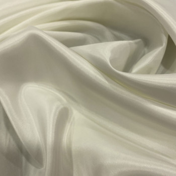 Ivory 100% acetate lining fabric