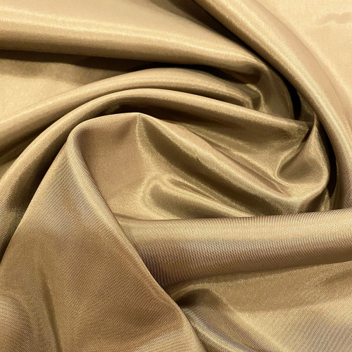 Beige 100% acetate lining fabric