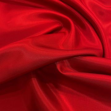 Red 100% acetate lining fabric