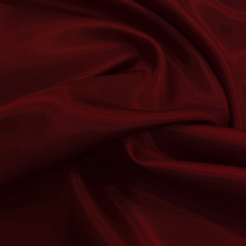 Burgundy 100% acetate lining fabric