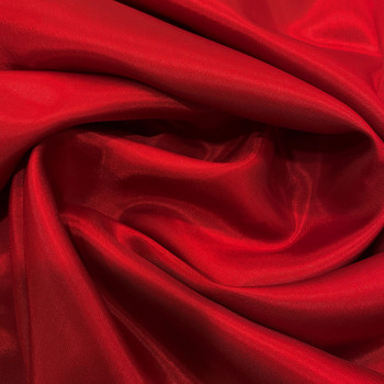 Raspberry red 100% acetate lining fabric