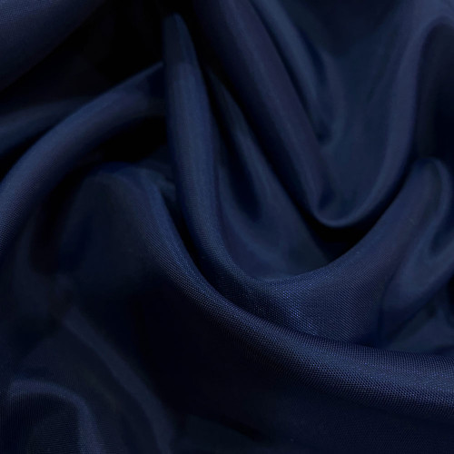 Ink blue 100% acetate lining fabric