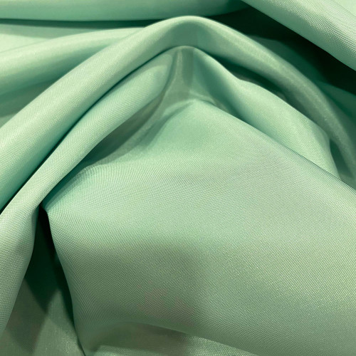 Nile green 100% acetate lining fabric