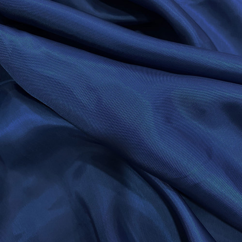 Tissu doublure pongé 100% cupro bleu royal