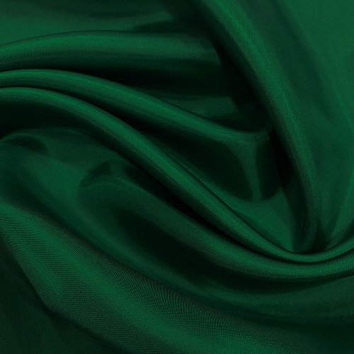 Tissu doublure pongé 100% cupro vert émeraude