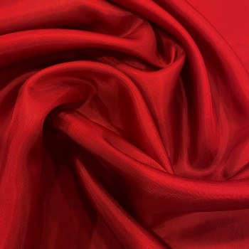 Red 100% cupro pongee lining