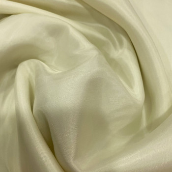 Ivory 100% cupro pongee lining