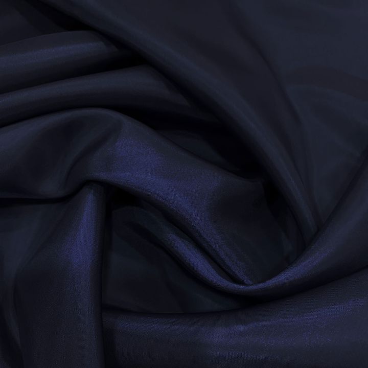 Navy blue 100% cupro pongee lining