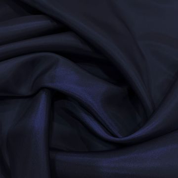 Navy blue 100% cupro pongee lining