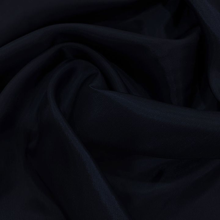 Dark navy blue 100% cupro pongee lining