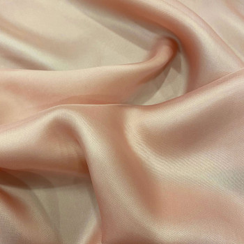 Old pink 100% silk chiffon
