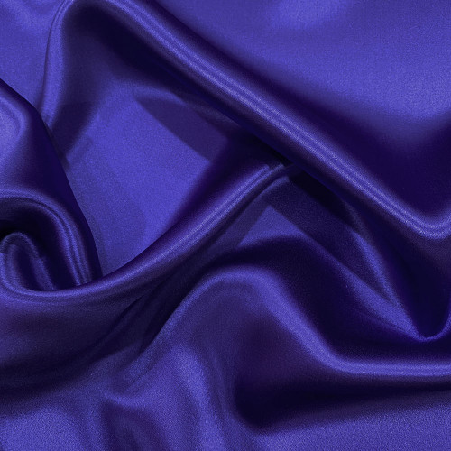 Purple double-sided heavy silk satin fabric