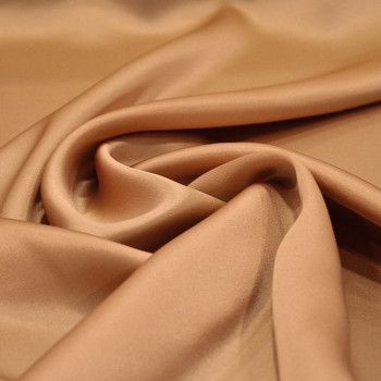 Flesh satin fabric 100% silk