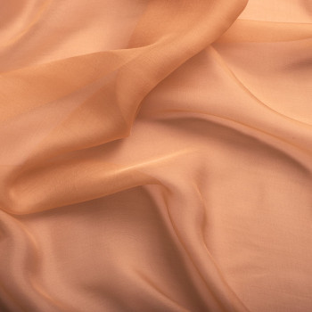 Skin colored 100% silk chiffon