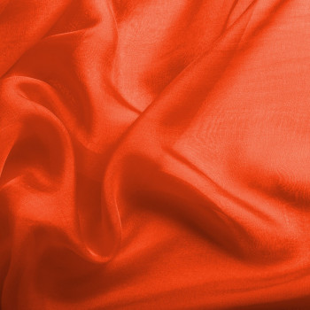 Acid orange 100% silk chiffon