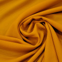 Tissu caddy crêpe envers satin jaune or