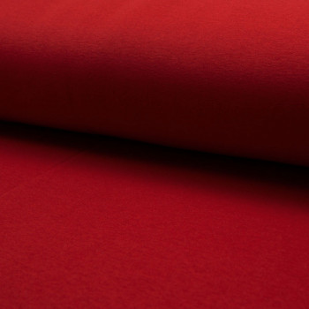 Red sweatshirt fleece fabric