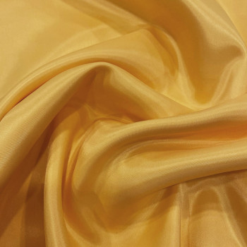 Lining fabric 100% acetate yellow