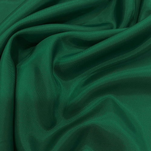 Tissu doublure 100% acétate vert émeraude