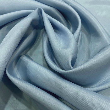 Lining fabric 100% acetate sky  blue
