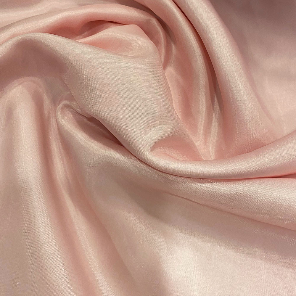 Light pink 100% cupro pongee lining