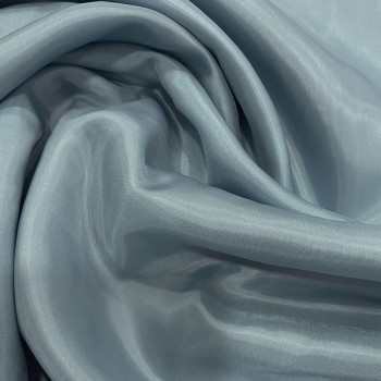 Tissu doublure pongé 100% cupro bleu ciel