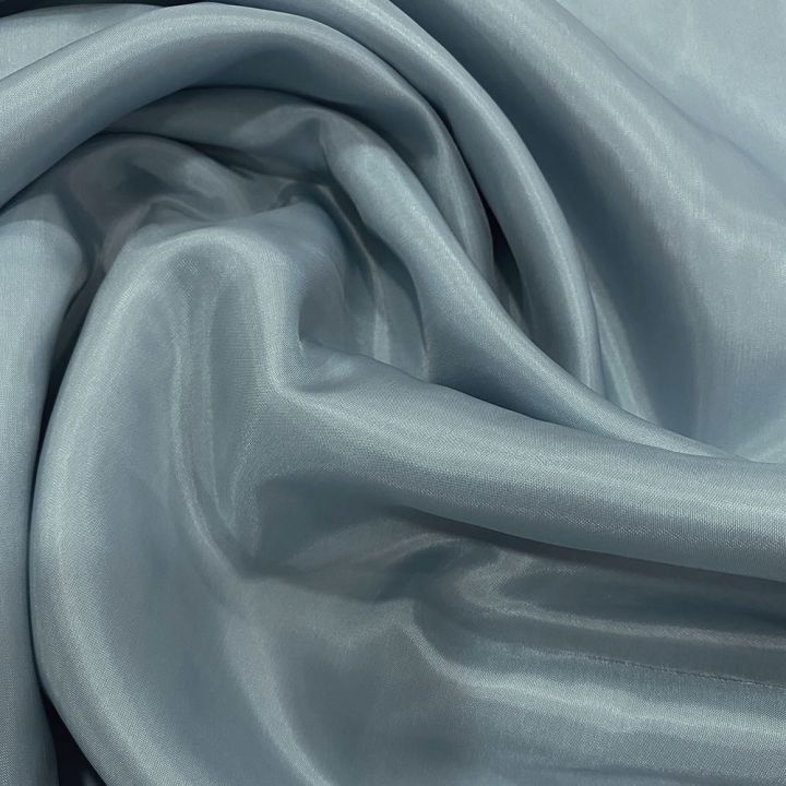 Sky blue 100% cupro pongee lining