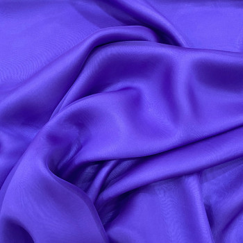 Mousseline de soie 100% soie violet