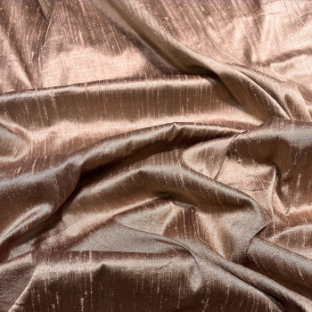 100% silk shimmer dupion fabric champagne