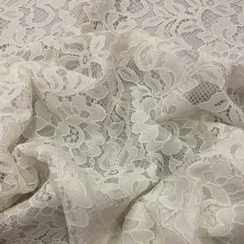 Ivory lace fabric