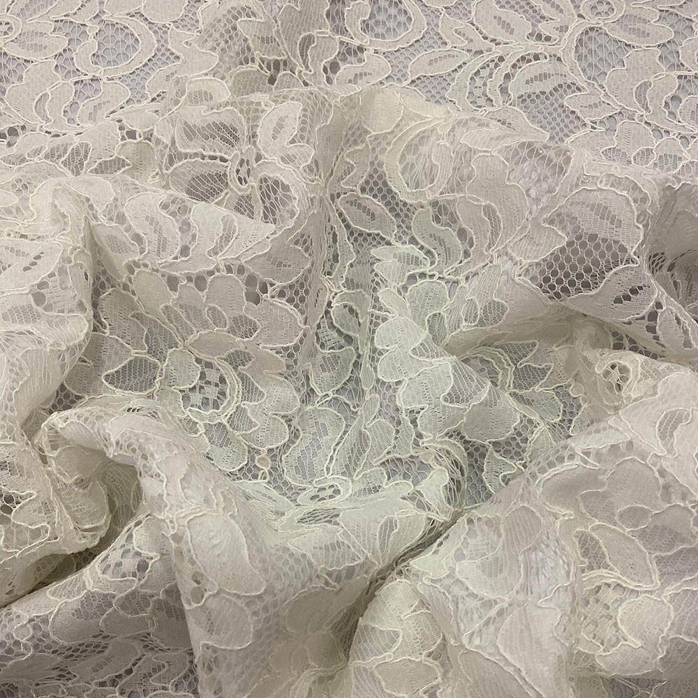 Ivory lace fabric — Tissus en Ligne