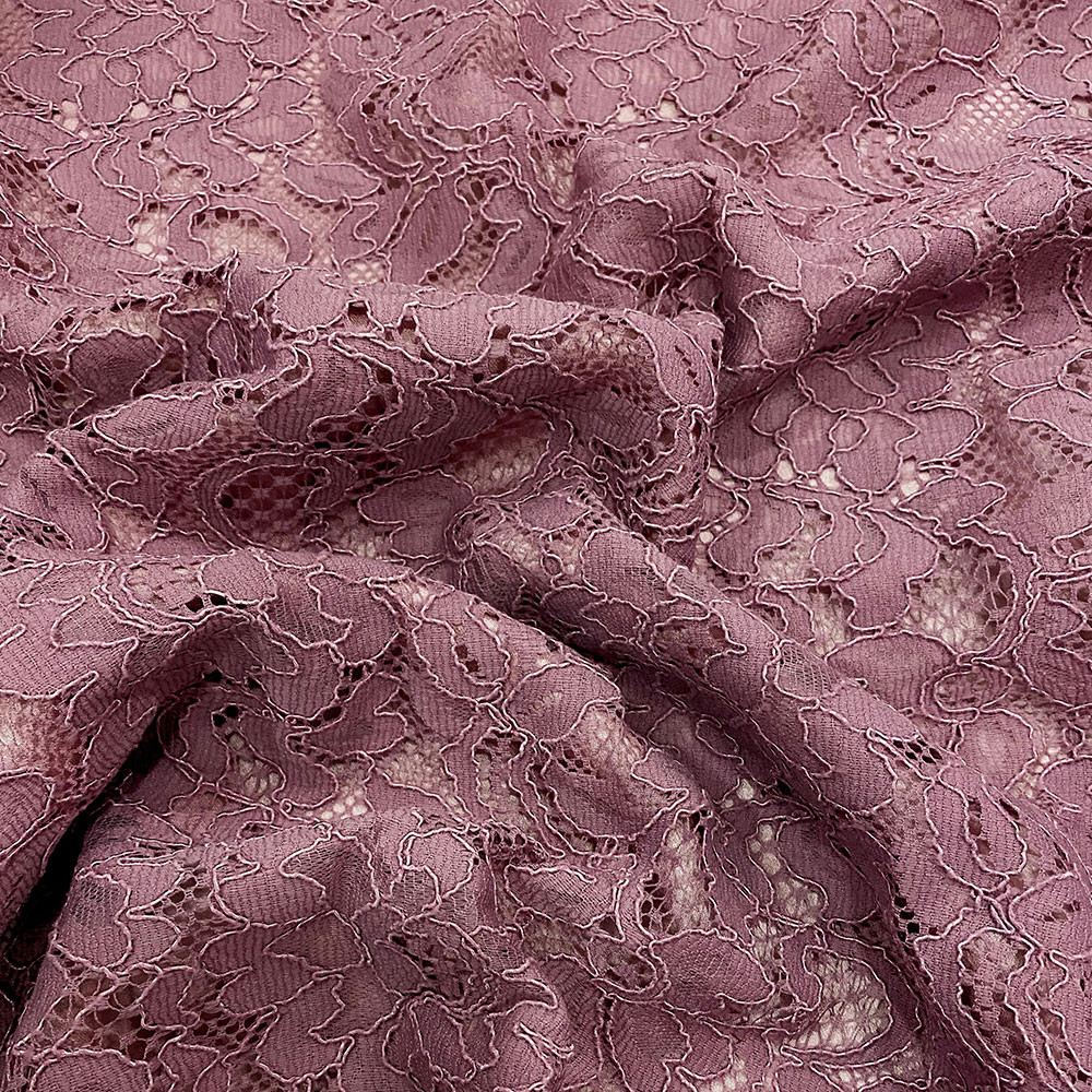 en — Pink Ligne fabric lace Tissus