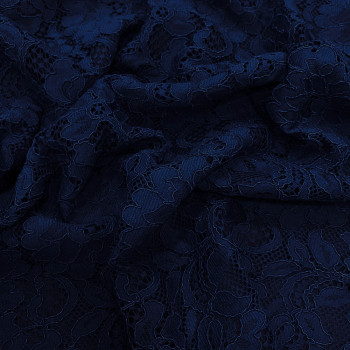 Royal blue lace fabric