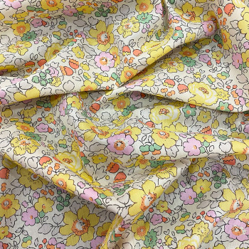 Yellow Betsy Liberty fabric