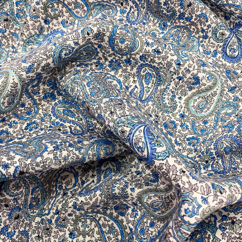 Blue Charles Liberty fabric