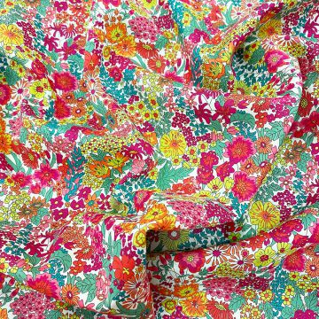 Floral multicolored Margaret Liberty fabric
