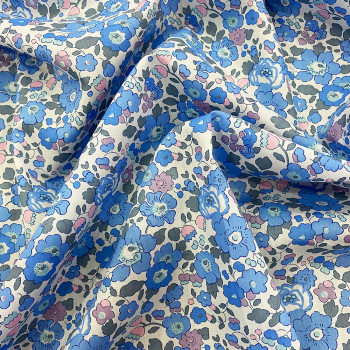 Sky blue Betsy Liberty fabric