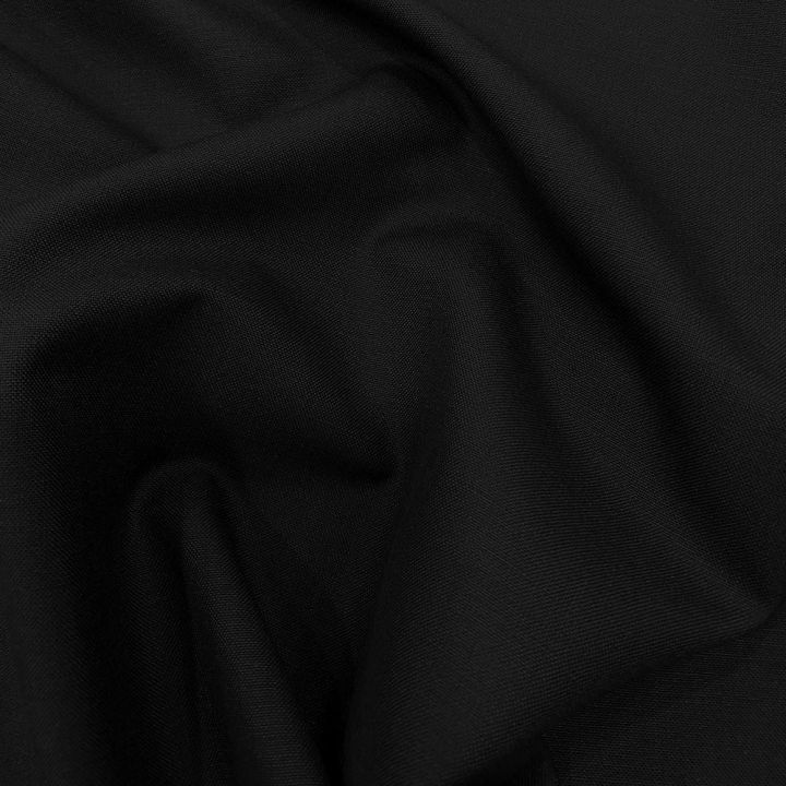 William Halstead black mohair wool fabric