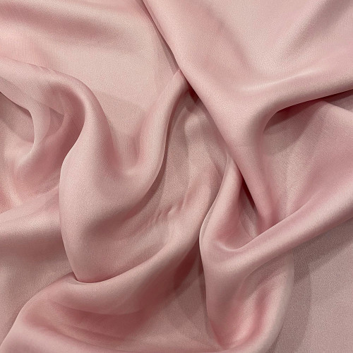 Pink 100% silk chiffon