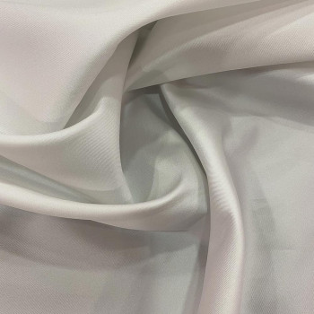 Tissu mikado de soie souple blanc cassé