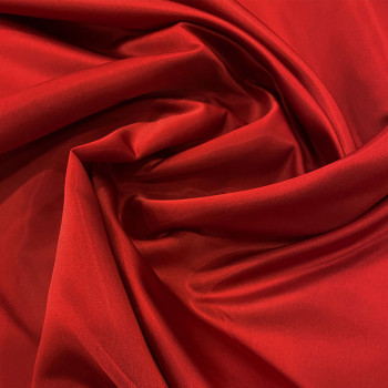 Red duchess satin fabric