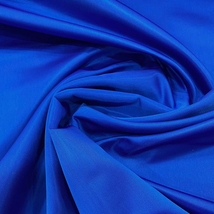 Royal blue duchess satin fabric
