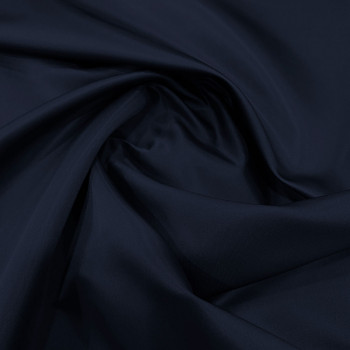 Navy blue duchess satin fabric