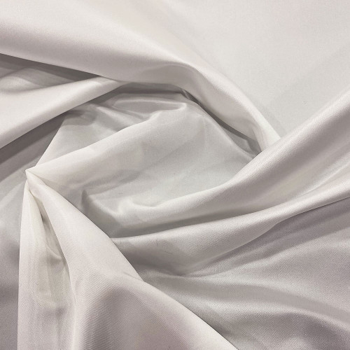 Off white duchess satin fabric