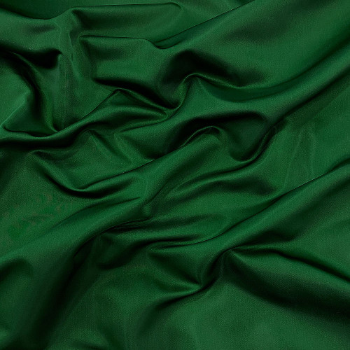 Pine green duchess satin fabric