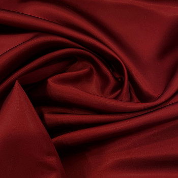 Burgundy duchess satin fabric