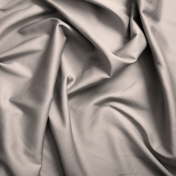 Cotton satin fabric grey