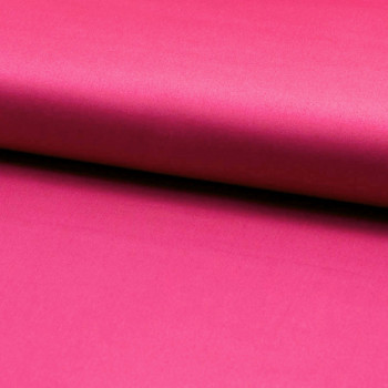 Cotton satin fabric fuchsia