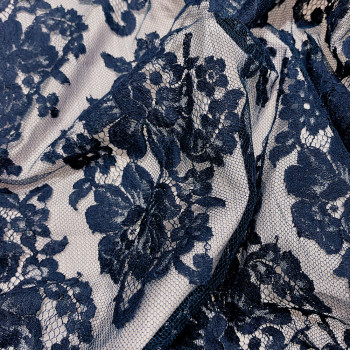 Navy blue Calais lace