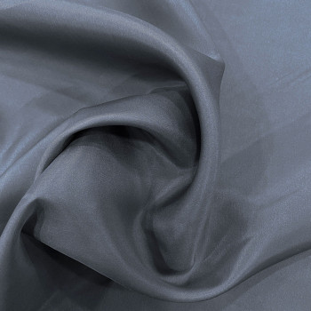 Tissu pongé de soie bleu sombre